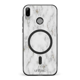 Huawei P20 Lite marmori suojakuoret - White Marble