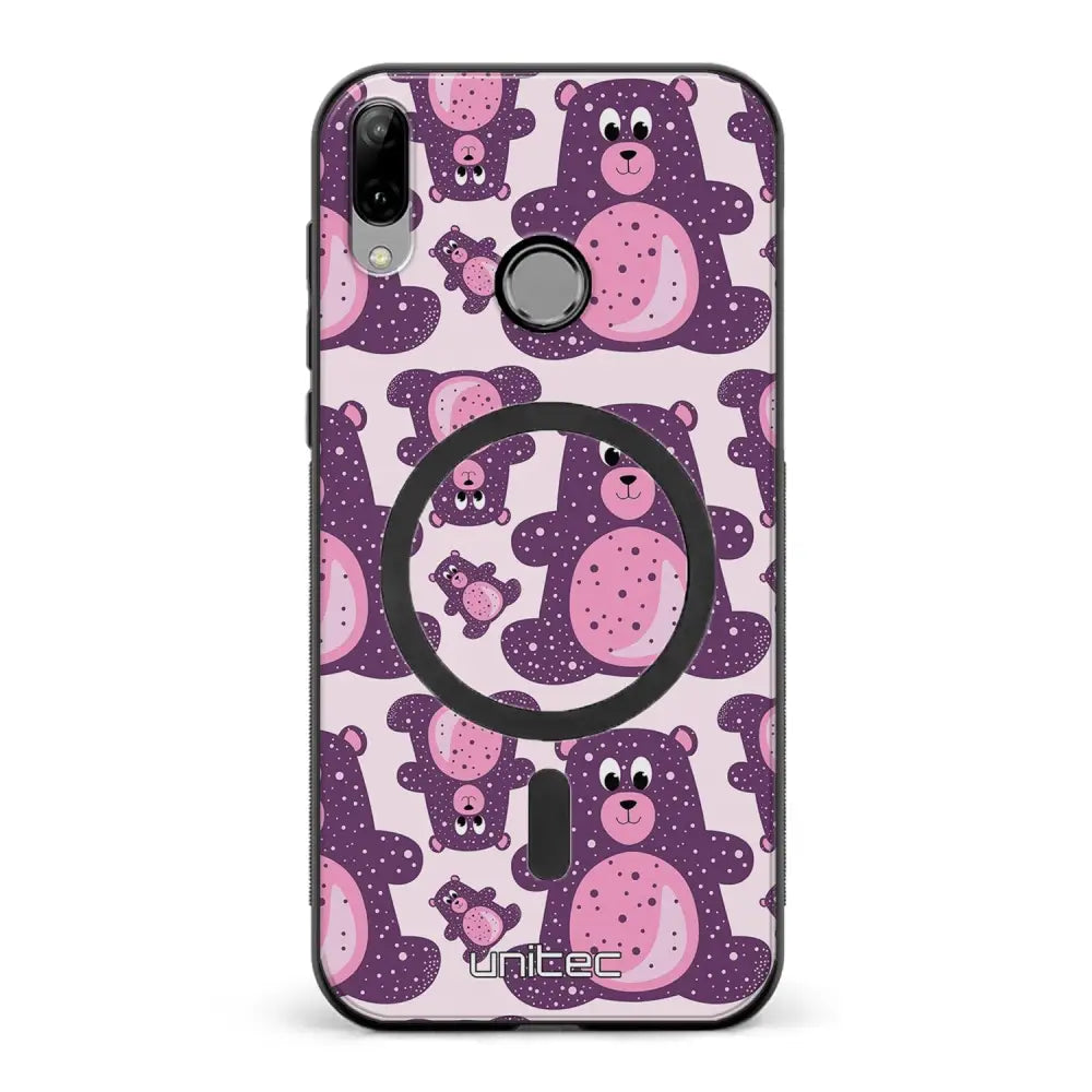 Huawei P20 Lite suojakuoret - Purple Teddy Bear