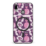 Huawei P20 Lite suojakuoret - Purple Teddy Bear