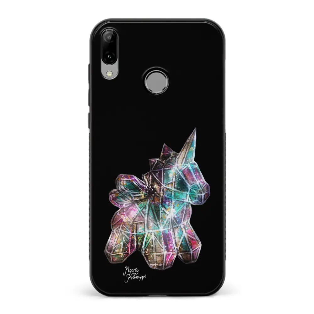 Huawei P20 Lite unicorn suojakuoret - Musta - Noora Kämppi - Ei