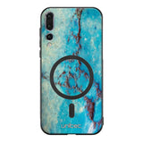 Huawei P20 Pro marmori suojakuoret - Turquoise Marble