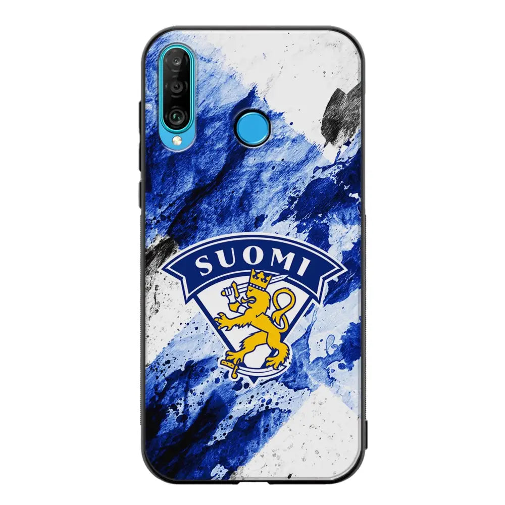 Huawei P30 Lite jääkiekko suojakuoret - Leijonat - Ei