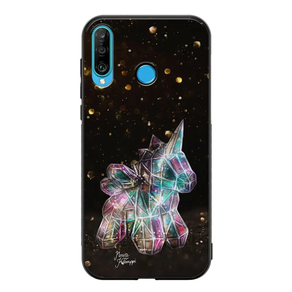 Huawei P30 Lite unicorn suojakuoret - Kulta - Noora Kämppi - Ei