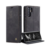 Huawei P30 Pro Lompakko Suojakotelo - Musta