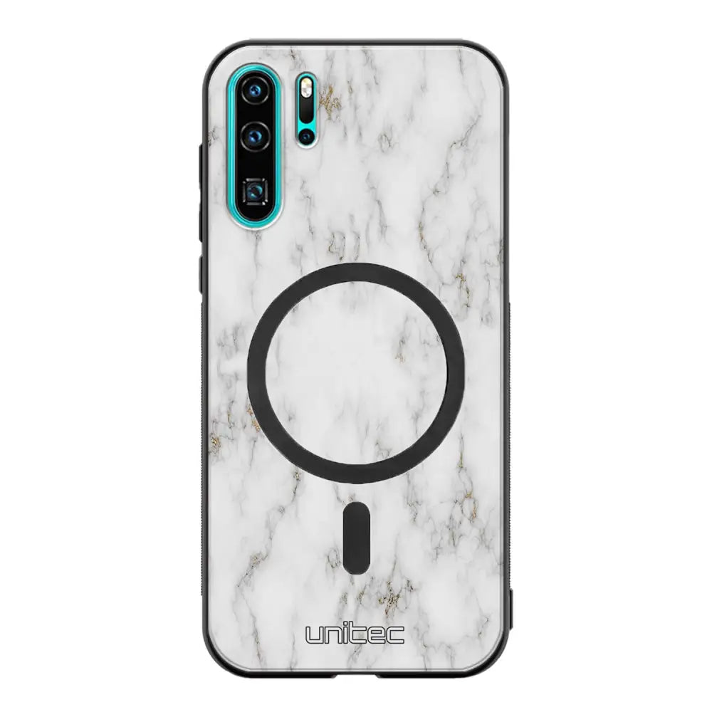 Huawei P30 Pro marmori suojakuoret - White Marble