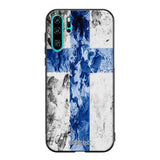 Huawei P30 Pro suojakuoret - Painted Finnish Flag - Ei