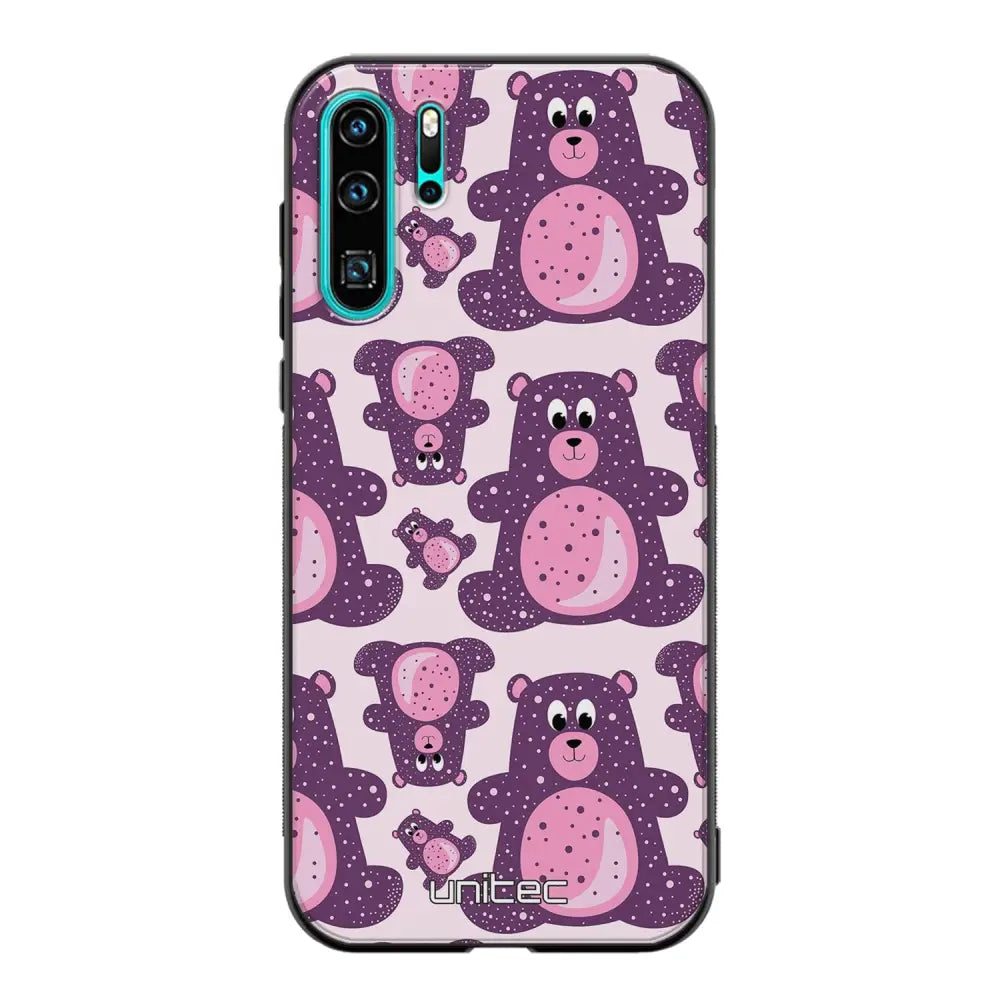 Huawei P30 Pro suojakuoret - Purple Teddy Bear - Ei