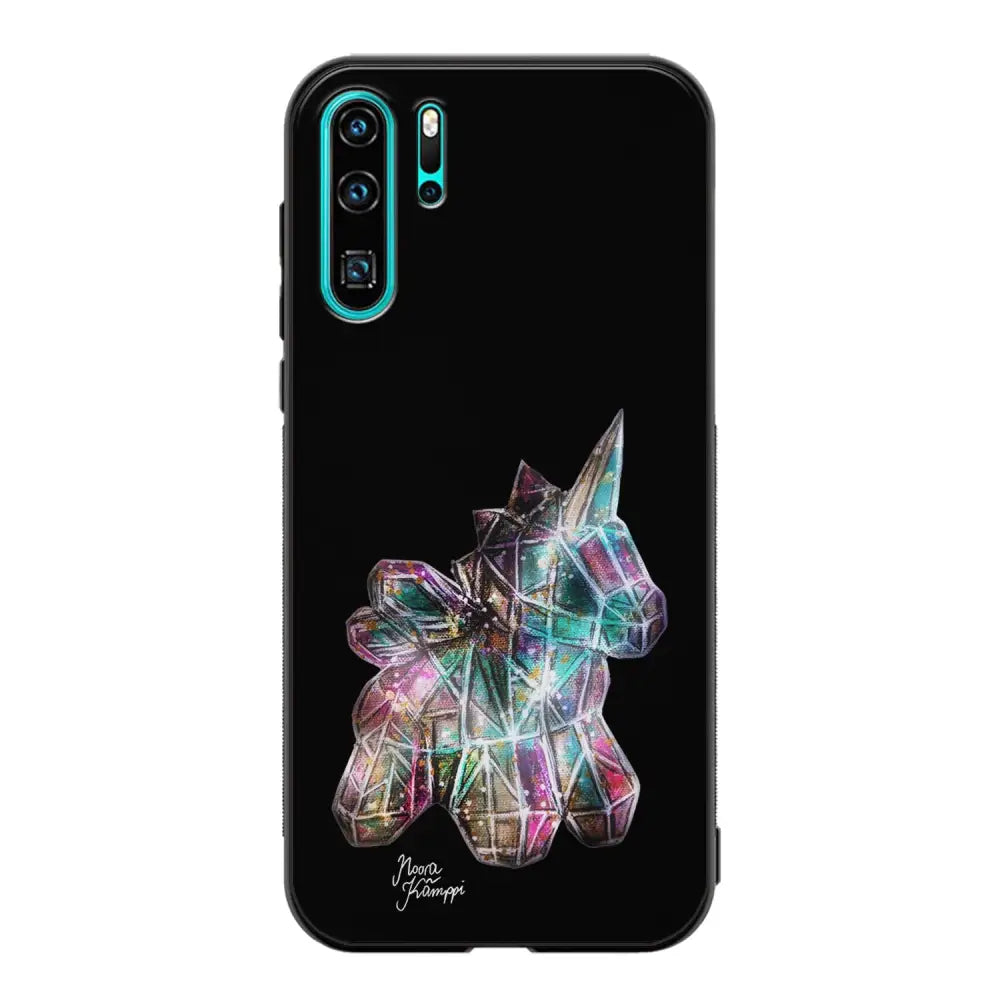 Huawei P30 Pro unicorn suojakuoret - Musta - Noora Kämppi - Ei
