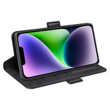 iPhone 15 Plånboksfodral Svart