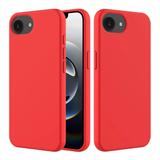 iPhone 16e MagSafe silikonikuoret Punainen