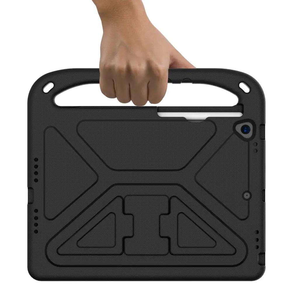 iPad 10.2 (2021/2020/2019) Lasten iskunkestävä Suojakotelo - musta