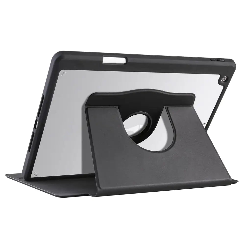 iPad 10.2 (2021/2020/2019) Pyörivä suojakotelo - Musta