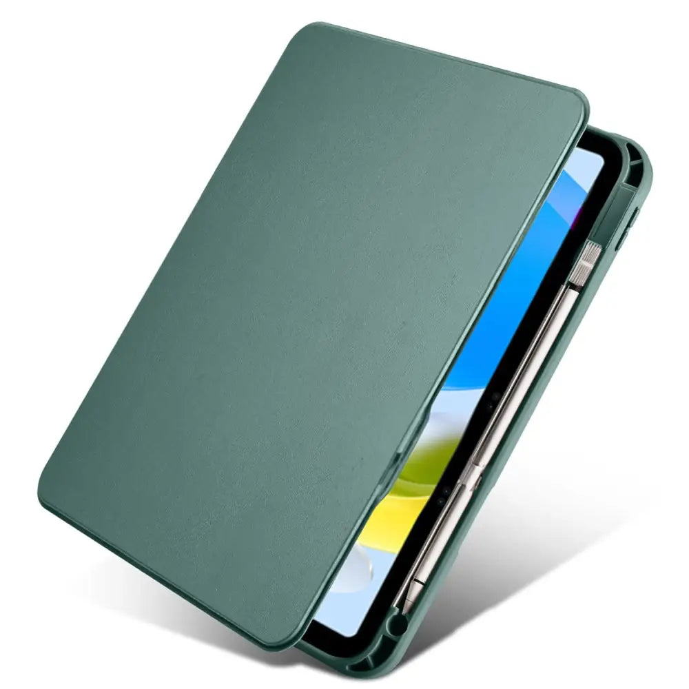 iPad 10.9 (10Gen / 2022) Pyörivä suojakotelo - Vihreä