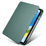 iPad 10.9 (10Gen / 2022) Pyörivä suojakotelo - Vihreä