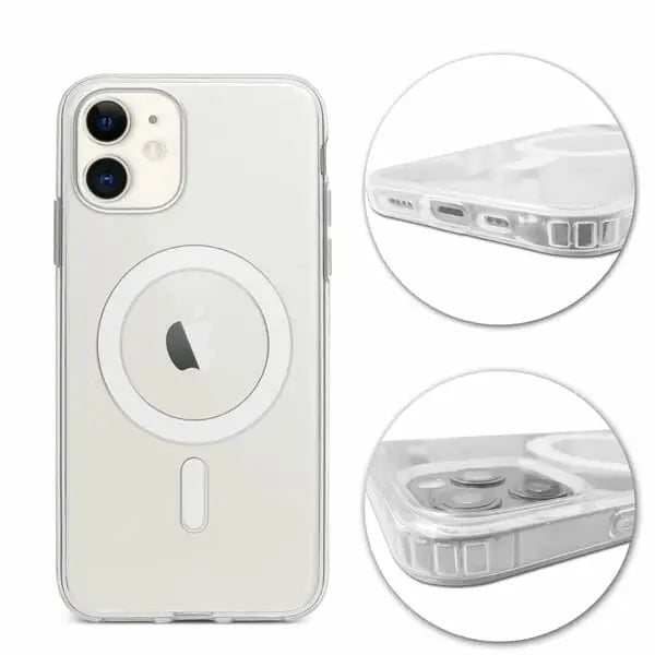 iPhone 11 MagSafe suojakuori Läpinäkyvä
