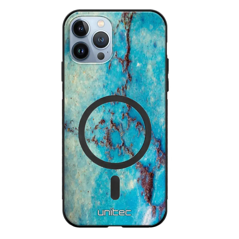 iPhone 11 Pro marmori suojakuoret - Turquoise Marble