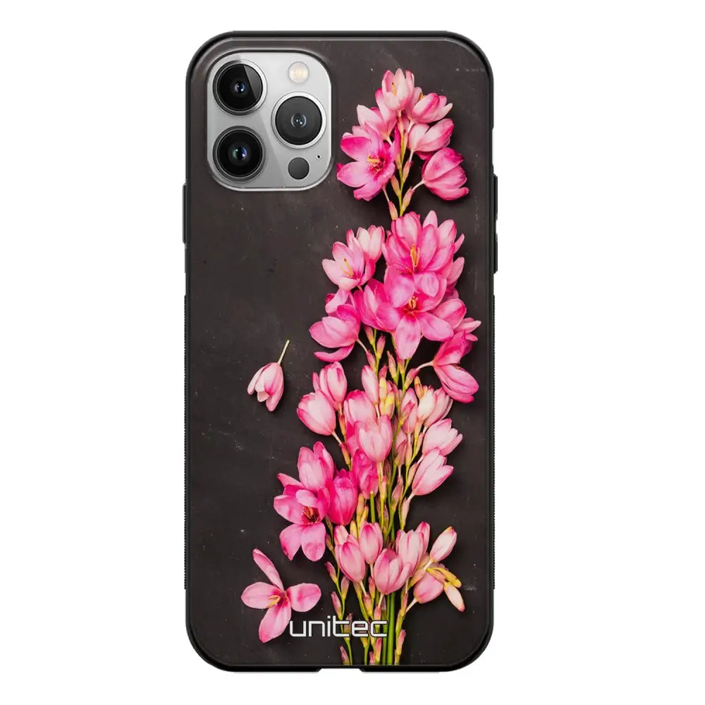 iPhone 11 Pro Max kukka suojakuoret - Pink Flowers - Ei