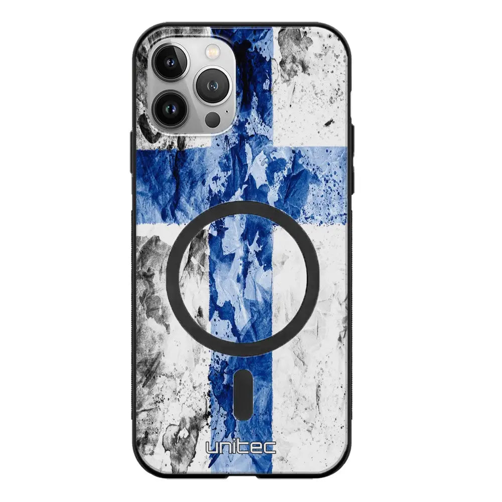 iPhone 11 Pro Max suojakuoret - Painted Finnish Flag