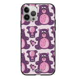 iPhone 11 Pro Max suojakuoret - Purple Teddy Bear - Ei