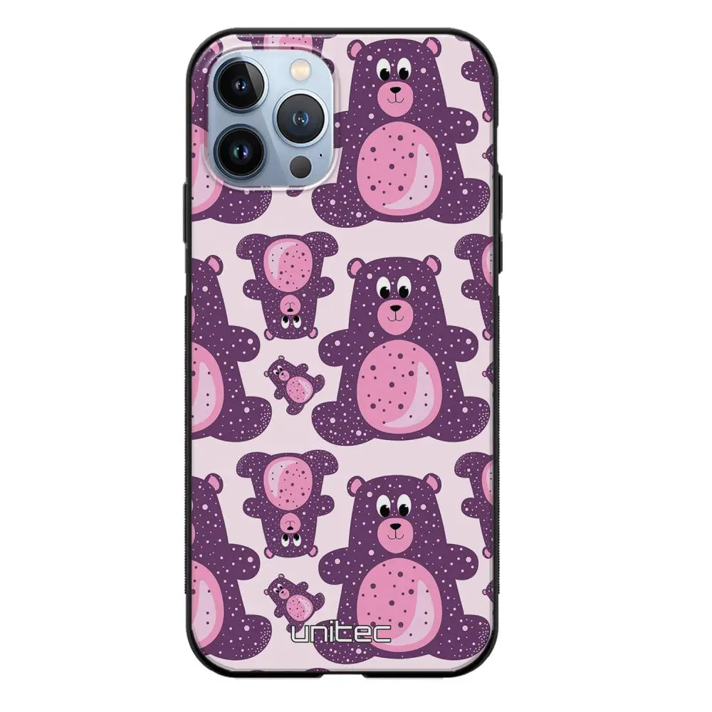iPhone 11 Pro suojakuoret - Purple Teddy Bear - Ei