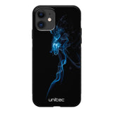 iPhone 11 suojakuoret - Blue Smoke On Black - Ei