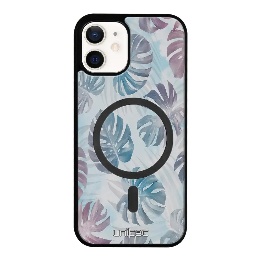 iPhone 12 kukka suojakuoret - Monstera Texture