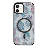 iPhone 12 kukka suojakuoret - Monstera Texture