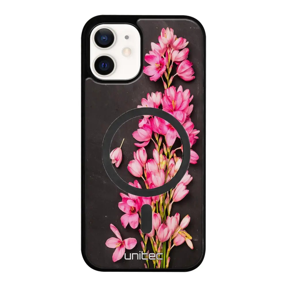 iPhone 12 kukka suojakuoret - Pink Flowers