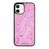 iPhone 12 marmori suojakuoret - Light Pink Marble - Ei