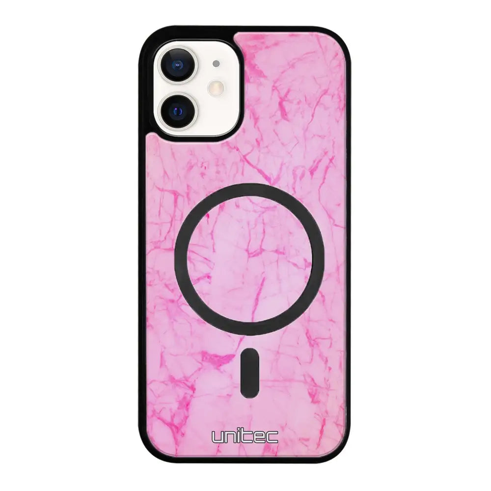 iPhone 12 marmori suojakuoret - Light Pink Marble
