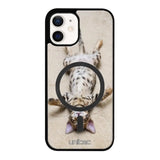 iPhone 12 Mini kissa suojakuoret - Relaxing Cat