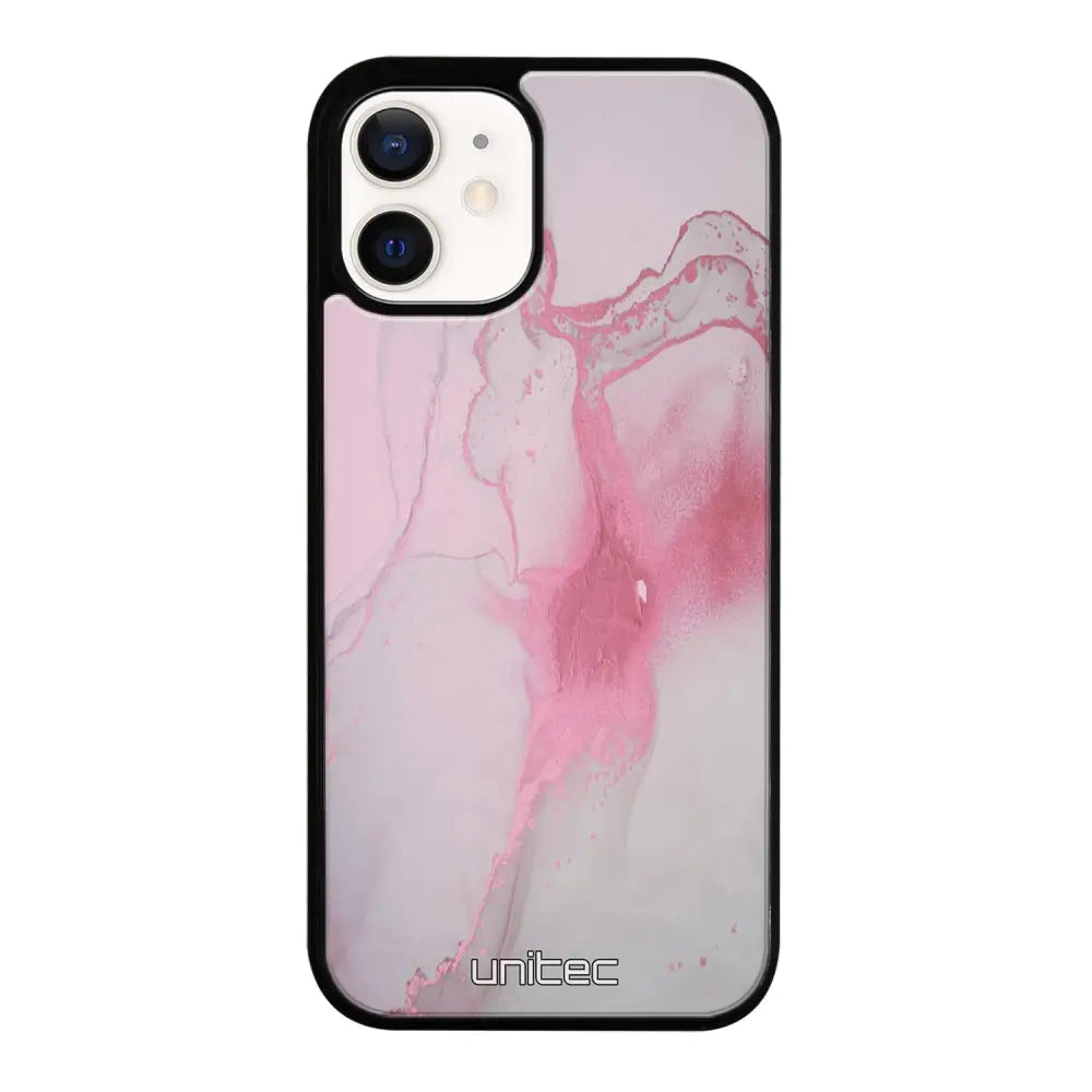 iPhone 12 Mini marmori suojakuoret - Pink Pok Rie - Ei