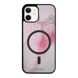 iPhone 12 Mini marmori suojakuoret - Pink Pok Rie
