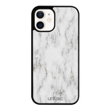 iPhone 12 Mini marmori suojakuoret - White Marble - Ei