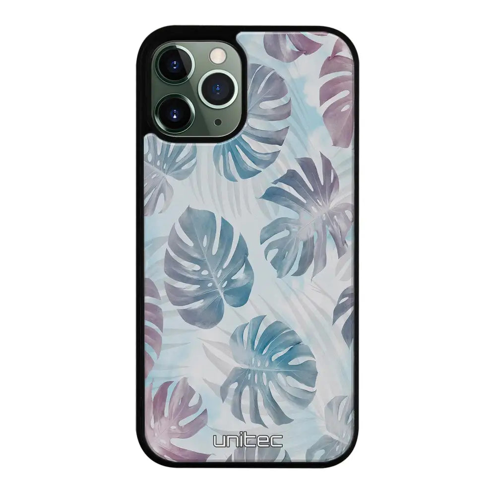 iPhone 12 Pro kukka suojakuoret - Monstera Texture - Ei