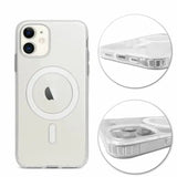 iPhone 12 - 12 Pro MagSafe kuoret Läpinäkyvä