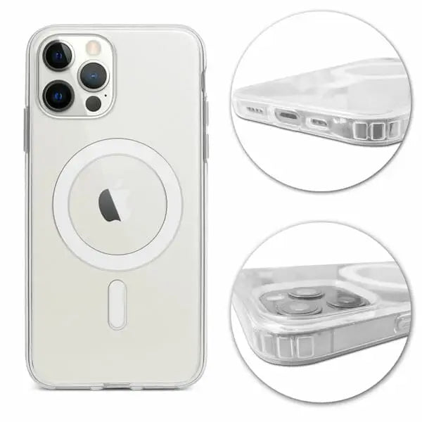 iPhone 12 Pro Max MagSafe suojakuori Läpinäkyvä