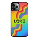 iPhone 12 Pro Max pride suojakuoret - Love - Ei