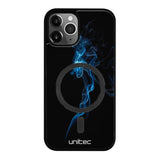 iPhone 12 Pro Max suojakuoret - Blue Smoke On Black