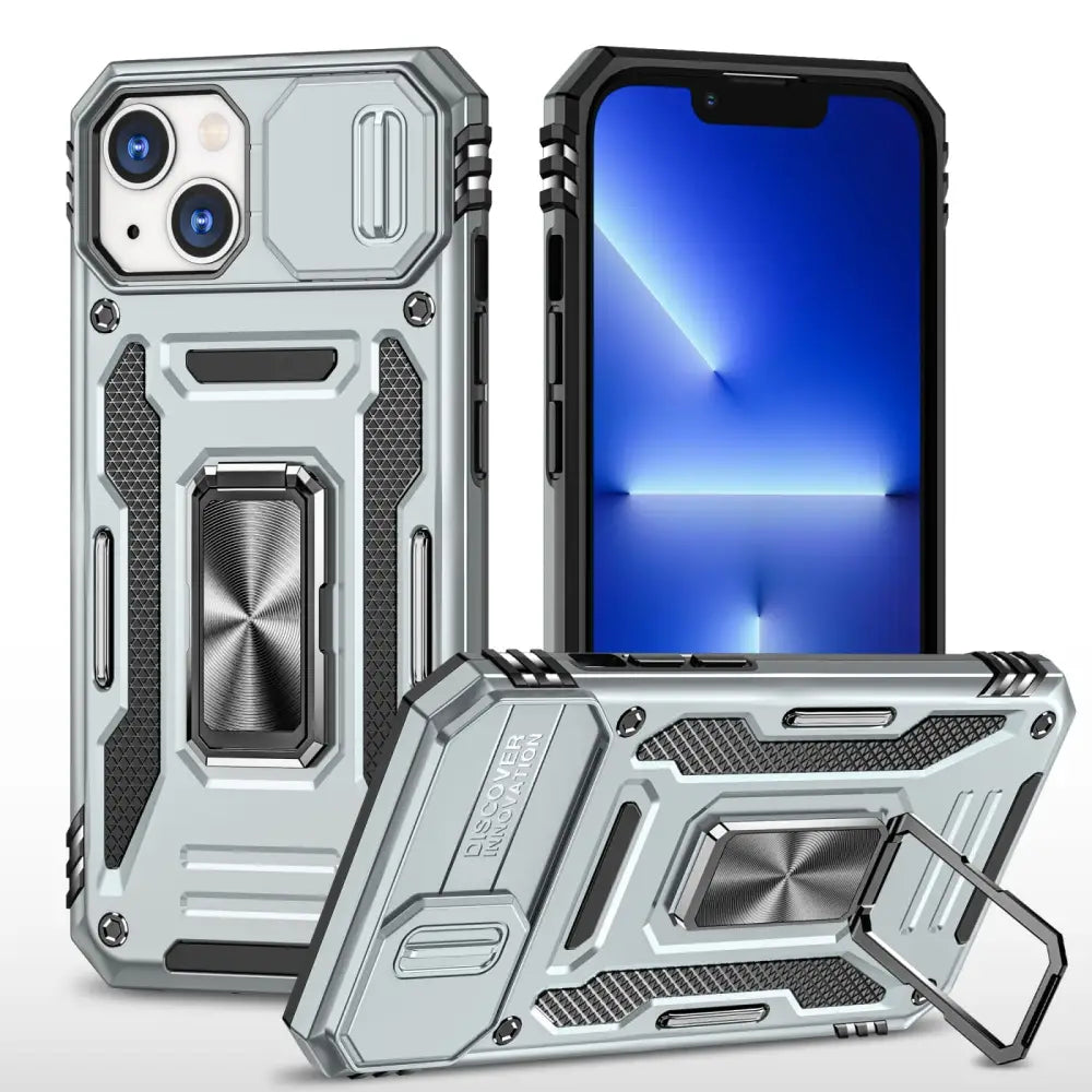 iPhone 13 Armor suojakuori - Harmaa