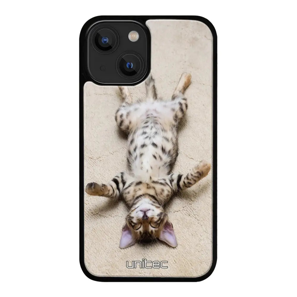 iPhone 13 kissa suojakuoret - Relaxing Cat - Ei