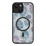 iPhone 13 kukka suojakuoret - Monstera Texture