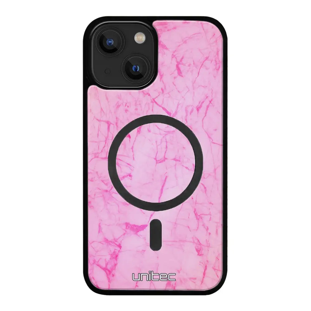iPhone 13 marmori suojakuoret - Light Pink Marble