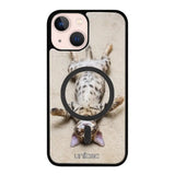 iPhone 13 Mini kissa suojakuoret - Relaxing Cat