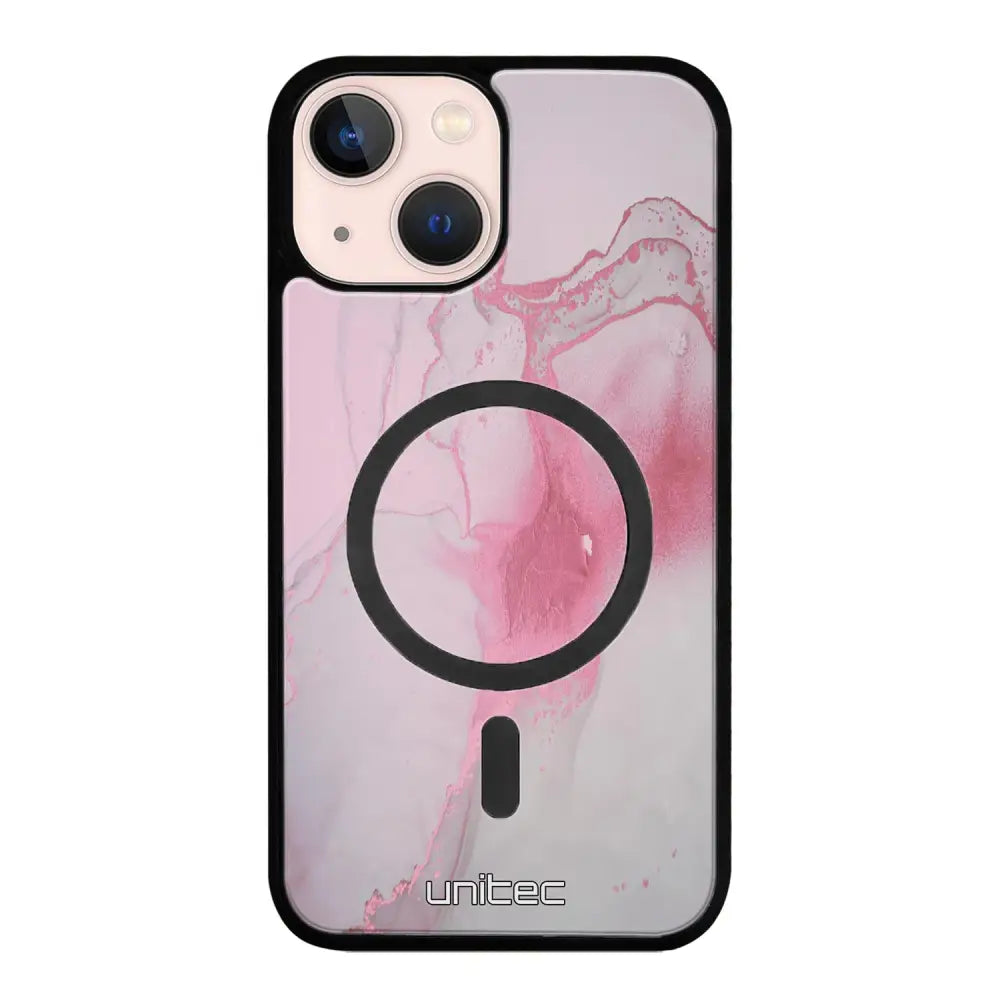 iPhone 13 Mini marmori suojakuoret - Pink Pok Rie