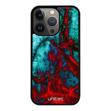 iPhone 13 Pro marmori suojakuoret - Blue Red Marble - Ei