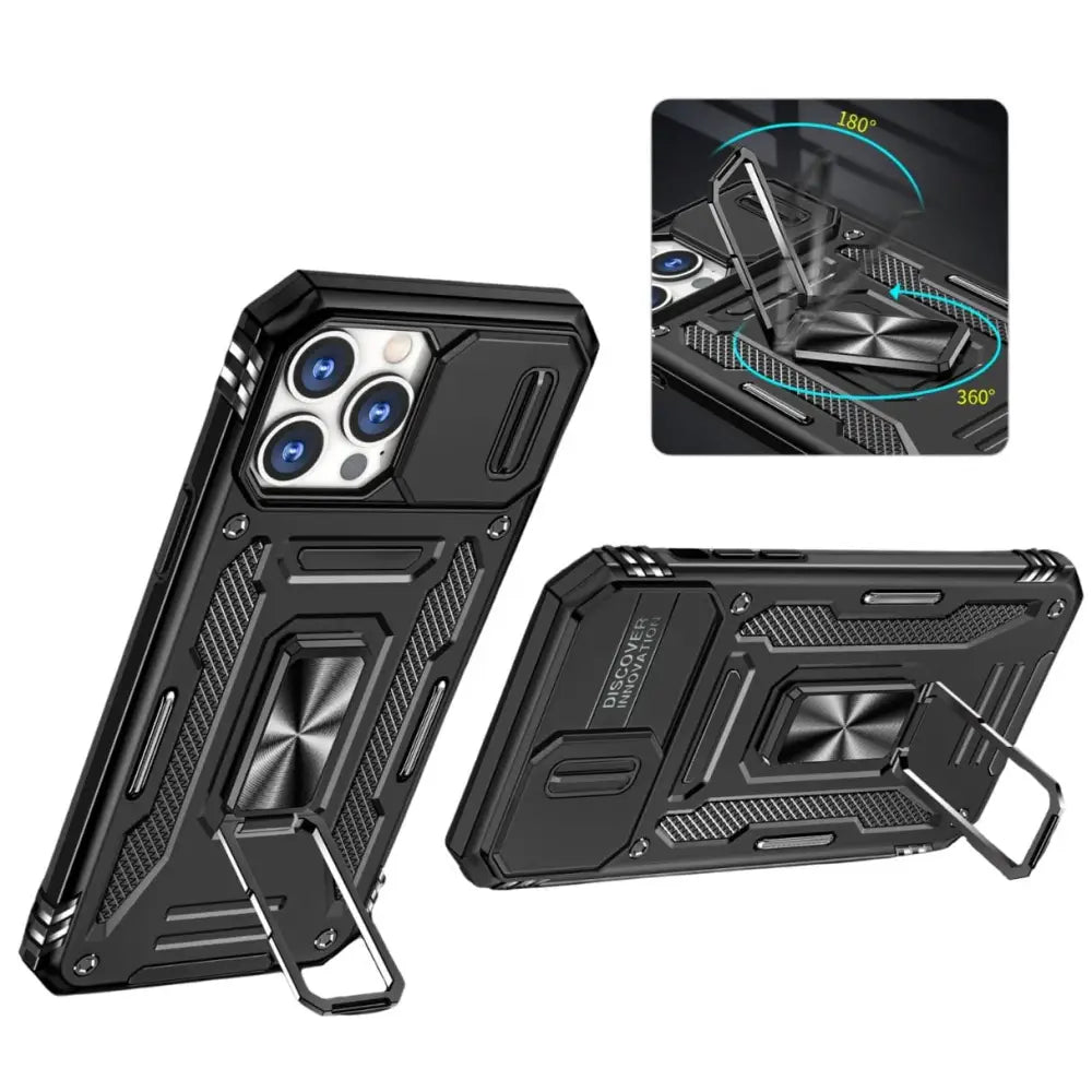 iPhone 13 Pro Max Armor suojakuori - Musta