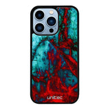 iPhone 13 Pro Max marmori suojakuoret - Blue Red Marble - Ei