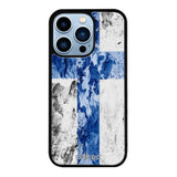 iPhone 13 Pro Max suojakuoret - Painted Finnish Flag - Ei