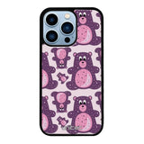 iPhone 13 Pro Max suojakuoret - Purple Teddy Bear - Ei